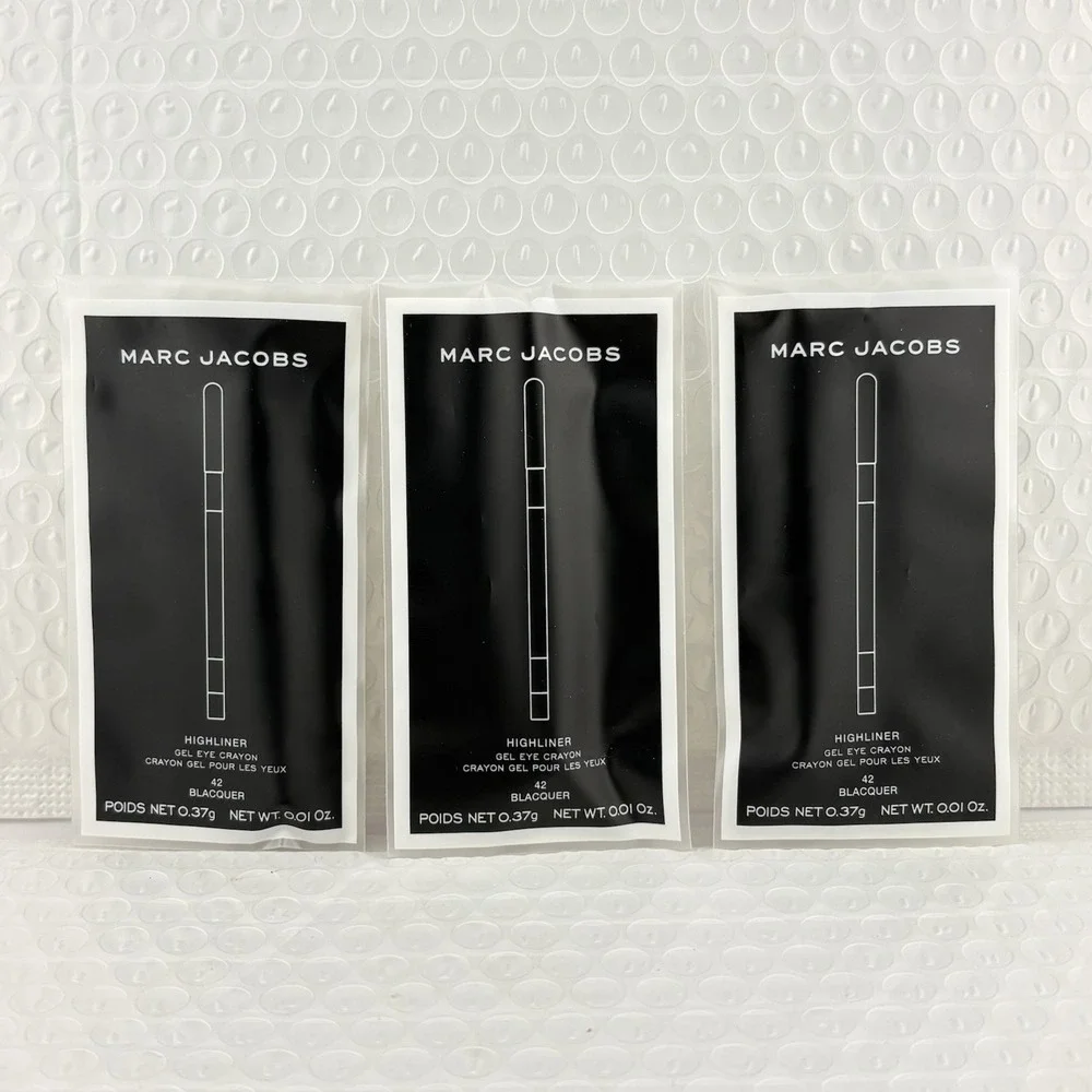 3x Marc Jacobs Highliner Gel Eye Crayon Liner Pencil Eyeliner Blacquer Trvl Sz